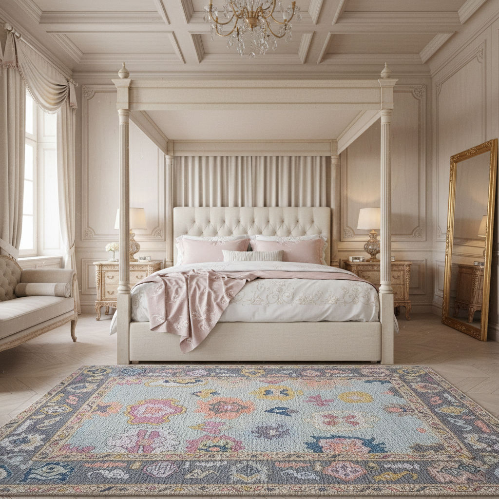 ELENARA - Hand Knotted Oushak Carpet